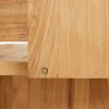 Outdoor sofa teak, chalkstripe - Image 4