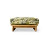 Outdoor hocker teak, botanical