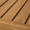 Outdoor hocker teak, stracciatella - Image 4