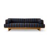 Outdoor sofa teak, burnt sky
