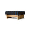 Outdoor hocker teak, burnt sky - Image 2