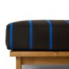 Outdoor hocker teak, burnt sky - Image 4