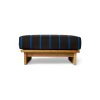 Outdoor hocker teak, burnt sky