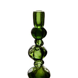Alternative view of Nienke Sikkema for HKLIVING: candle holder large, emerald