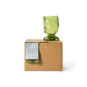 Alternative view of Nienke Sikkema for HKLIVING: glasses, emerald (set of 4)