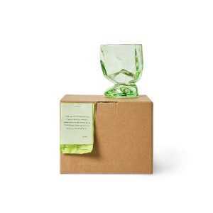 Alternative view of Nienke Sikkema for HKLIVING: glasses, peridot (set of 4)