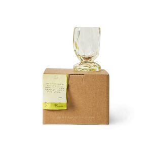 Alternative view of Nienke Sikkema for HKLIVING: glasses, citrine (set of 4)