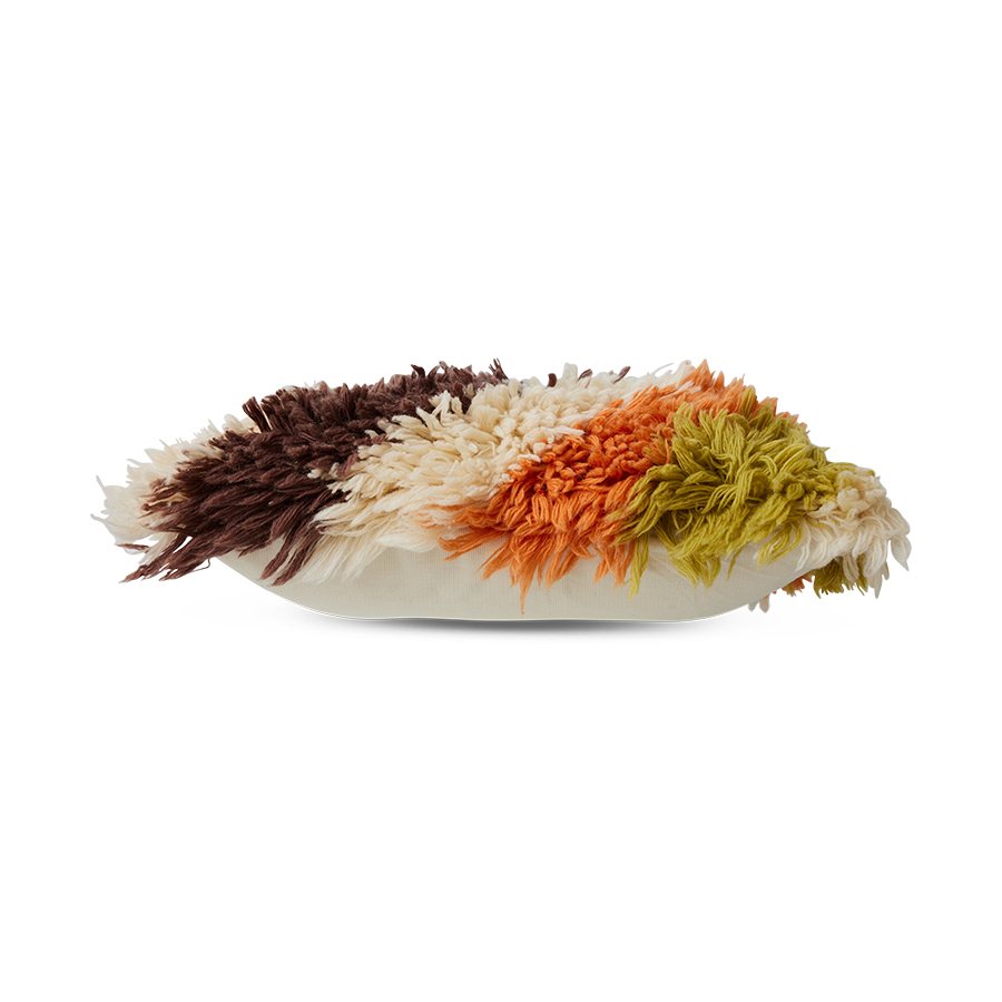 Fluffy striped cushion (55x55cm) - Image 4