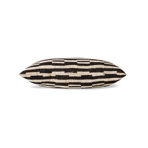 Alternative view of Natural monochrome cushion (70x40cm)