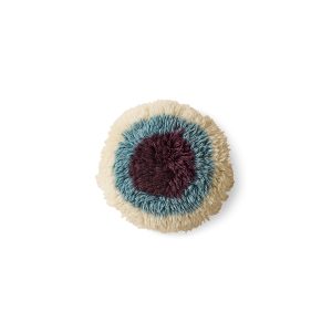Fluffy cushion, eye catcher (40x40cm)