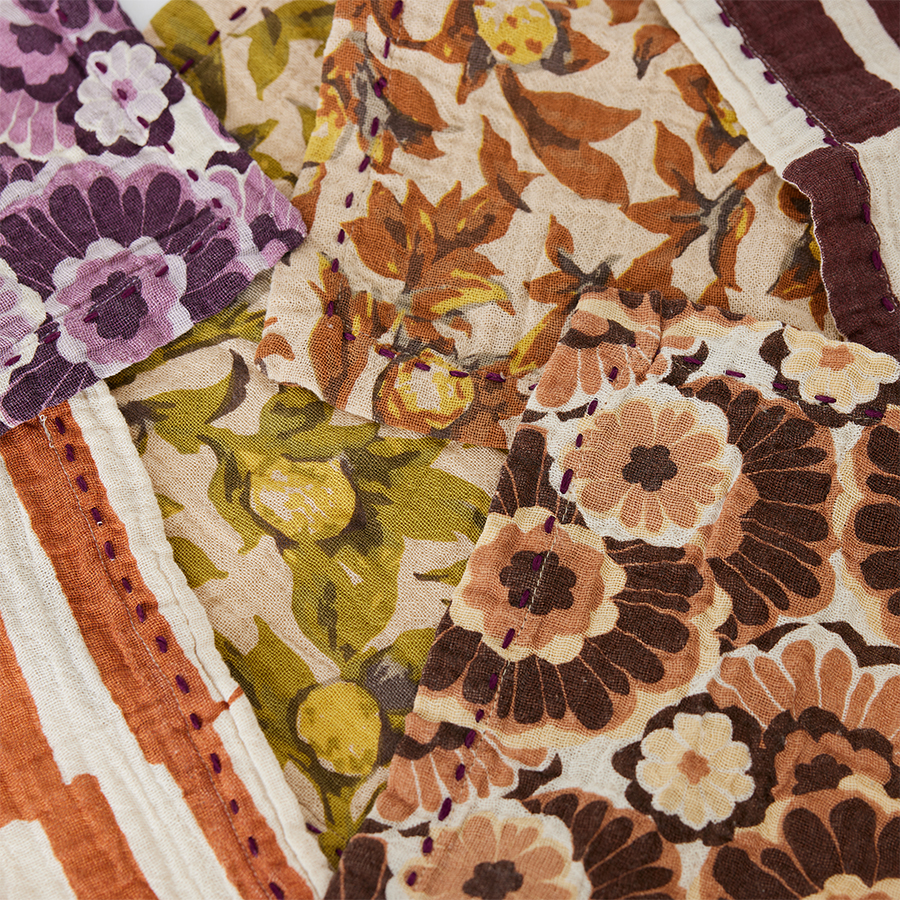 Cotton napkins mediterranean olive (set of 2) - Image 3