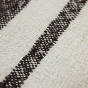 Alternative view of Striped woolen kelim cream (200x300cm)