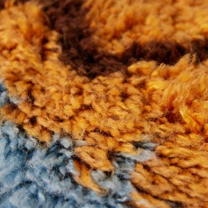 Alternative view of Woolen rug funk (60x115cm)