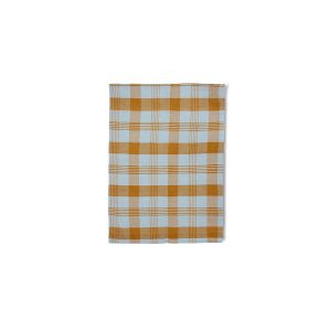 Alternative view of Vida check tea towel amber/blue (50x70cm)