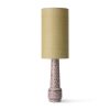 Jute cylinder lamp shade jade green - Image 2