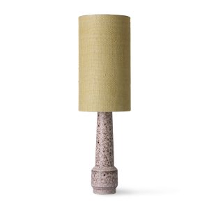 Alternative view of Jute cylinder lamp shade jade green