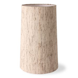 Cone lamp shade silk natural (36x36cm)