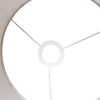 Cylinder lamp shade natural linen (30x30cm) - Image 3