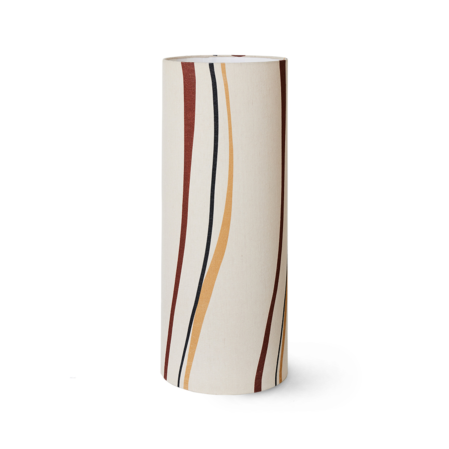 Cylinder lamp shade swirl (33x33cm)