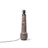 Retro stoneware lamp base brown - Image 4