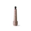 Retro stoneware lamp base brown