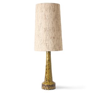 Alternative view of Retro stoneware lamp base mustard
