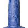 Retro stoneware lamp base, blue - Image 3