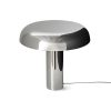 Mushroom table lamp, chrome - Image 2