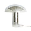 Lounge table lamp chrome