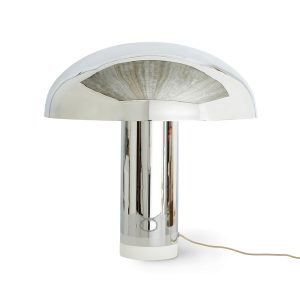 Lounge table lamp chrome