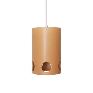 Ceramic pendant lamp Peach