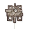 Ceramic relief wall lamp