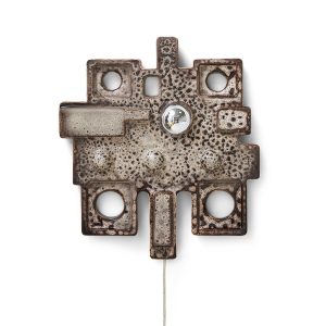 Ceramic relief wall lamp