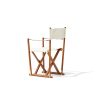 Director Dining Armchair in Ash & Brass - Image 6